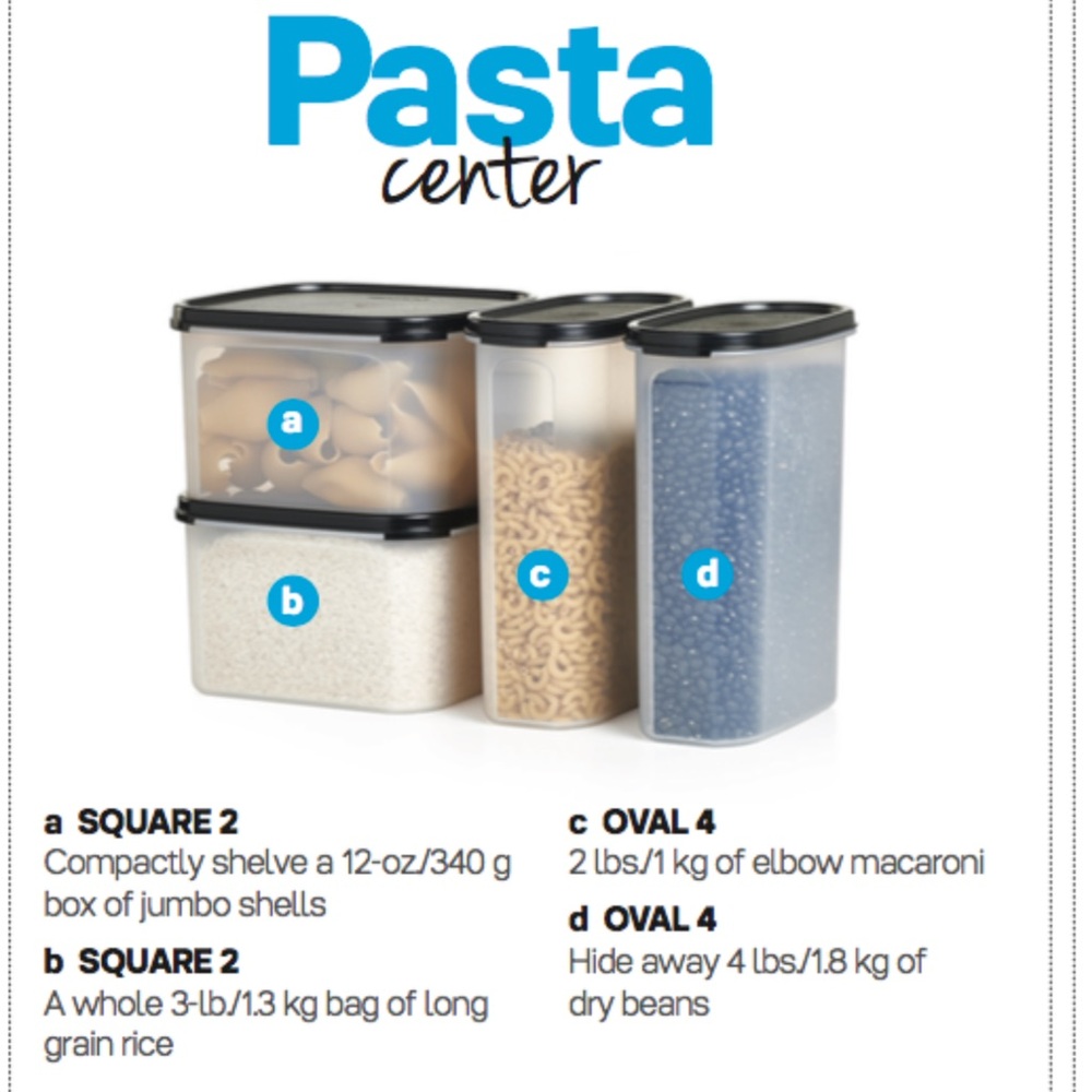 Tupperware Paster Center Set-4 pc Set